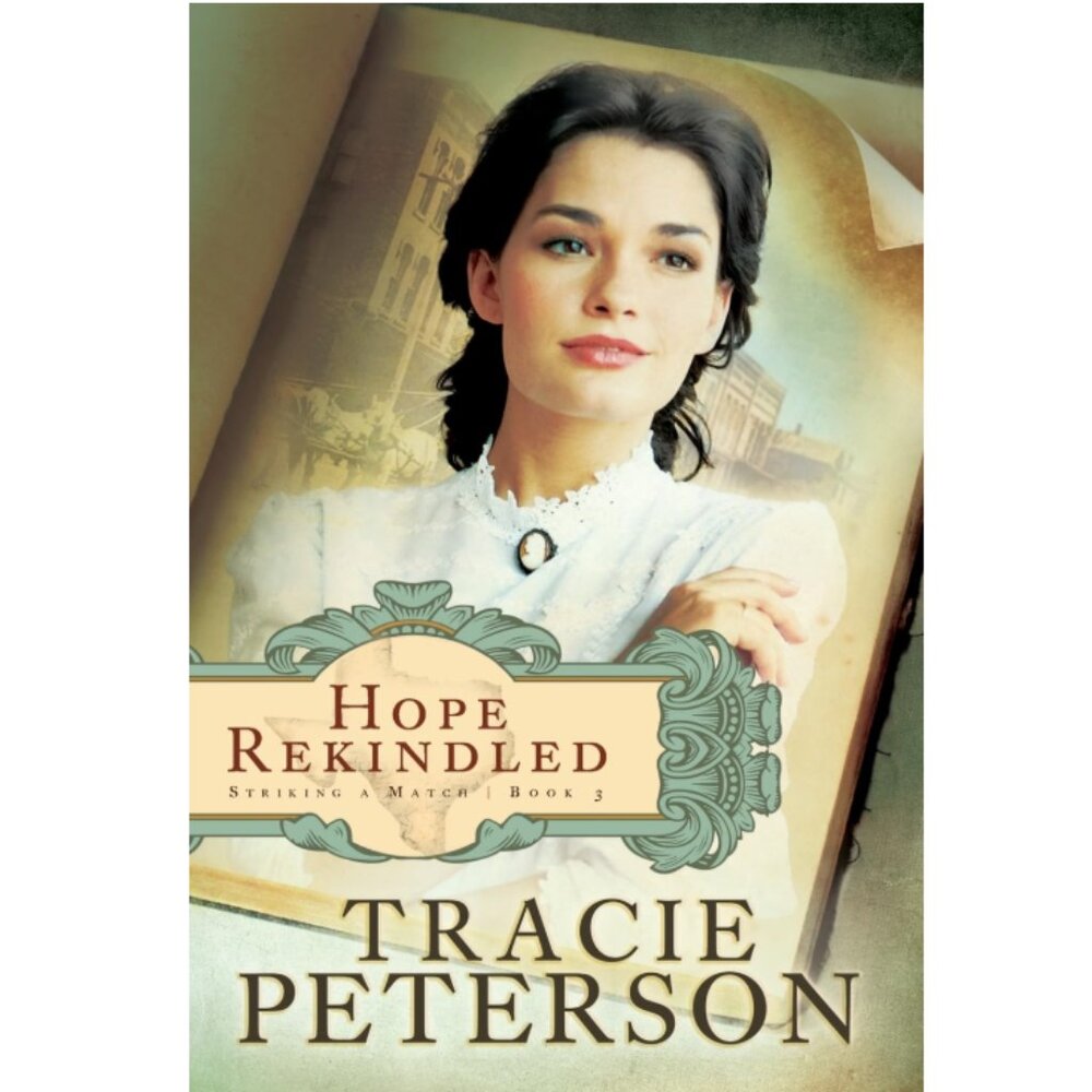 5/$15 Book Hope Rekindled Tracie Peterson Striking a Match 3 Christian Wholesome